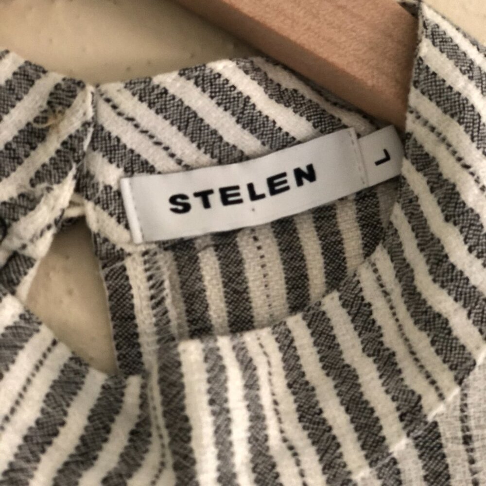 Stelen by Need Supply Striped Malta Romper size Large - Picture 10 of 11
